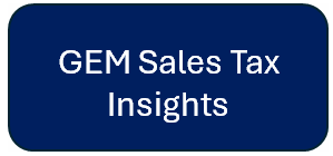 GEM Sales Tax Insights
